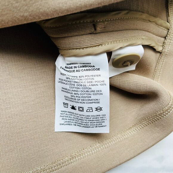 Nike Tech Fleece Reimagined Oversized Shacket 'Khaki' FB8167-247 size XL - Picture 3 of 4